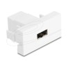 Delock - Easy 45 - zacvakávací modul - USB - 1 souprava - bílá