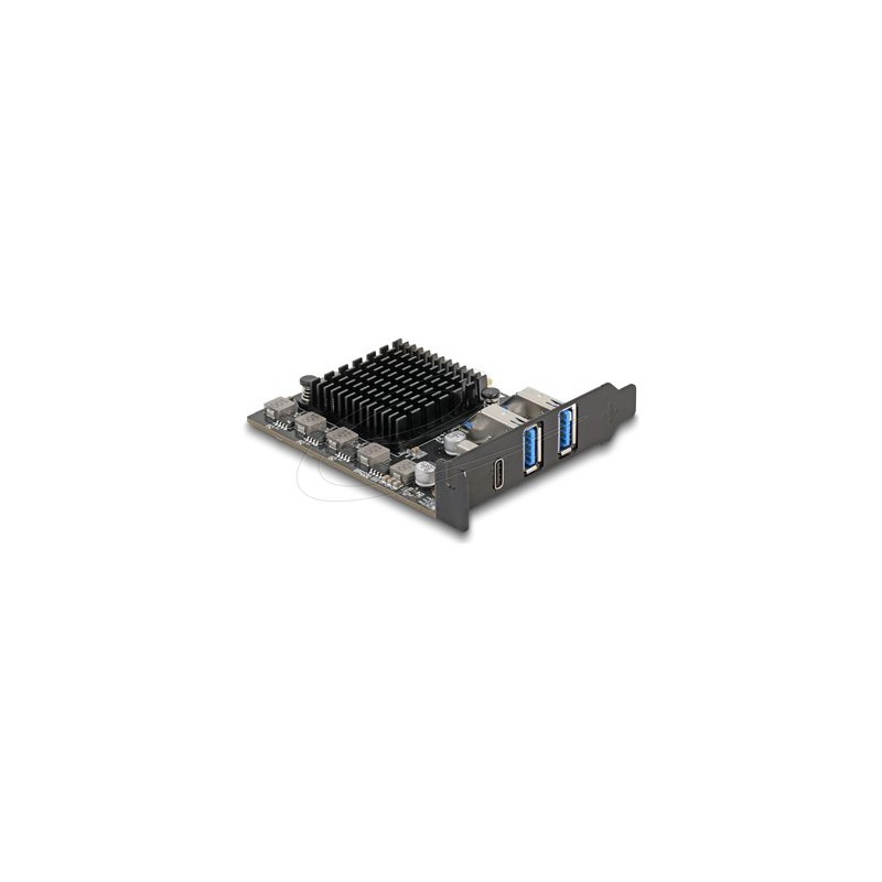 Delock - Úložište / USB3.0 ovladac - 3 Kanál - USB 3.0 - nízký profil - PCIe 3.0 x4