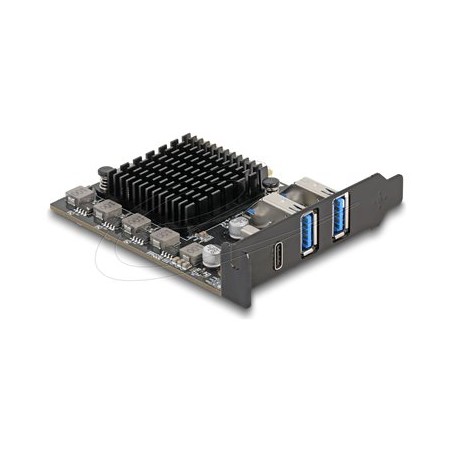 Delock - Úložište / USB3.0 ovladac - 3 Kanál - USB 3.0 - nízký profil - PCIe 3.0 x4