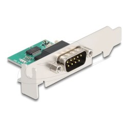 Delock - Sériový adaptér - USB (M) do DB-9 (M) s maticemi - 30 cm - podporuje sériové rozhraní RS-232