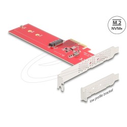 Delock - Adaptér rozhraní - M.2 - M.2 NVMe Card - nízký profil - PCIe 5.0 x4