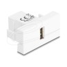 Delock - Easy 45 - zacvakávací modul - USB 2.0 - USB typ B - 1 souprava - bílá