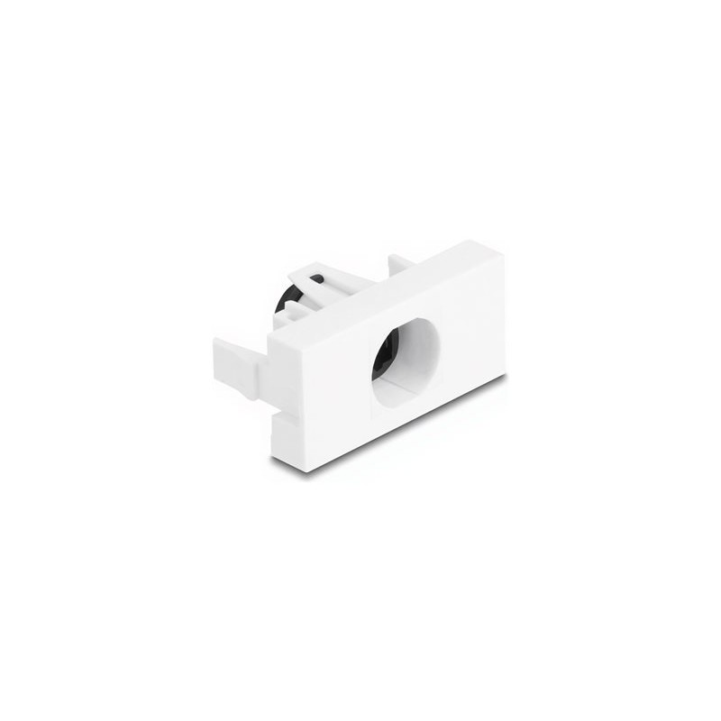 Delock - Easy 45 - zacvakávací modul - ženský - TOSLINK - 1 audio konektor - 1 modul - bílá