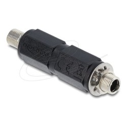 Delock - Adaptér napájení - DC jack 5,5 x 2,5 mm (M) do DC jack 5,5 x 2,1 mm (F) se závitem - straight - cerná