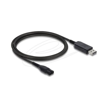 Delock - Elektrický kabel - USB (M) do 2 piny (M) - 4.3 V - 70 mA - 1 m - cerná