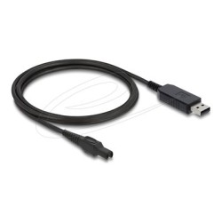 Delock - Elektrický kabel - USB (M) do 2 piny (M) - 15 V - 36 mA - 1 m - cerná