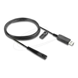 Delock - Elektrický kabel - USB do 2pinový napájecí - 12 V - 1 m - cerná
