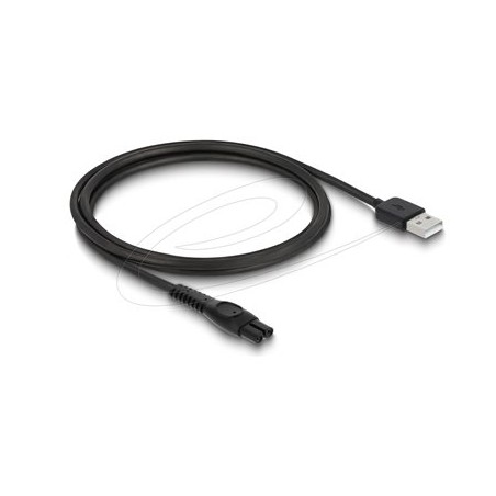 Delock - Elektrický kabel - USB (M) do 2 piny (M) - 5 V - 1 A - 1 m - cerná