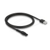 Delock - Elektrický kabel - USB (M) do 2 piny (M) - 5 V - 1 A - 1 m - cerná