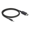 Delock - Elektrický kabel - USB do DC jack 2,5 mm - 2.3 V - 1.5 m - cerná