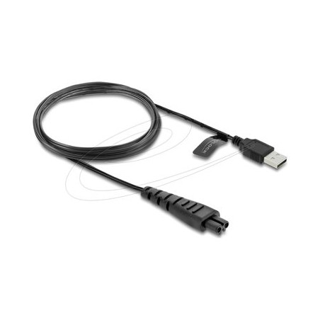 Delock - Elektrický kabel - USB (M) do 2 piny (M) - 5 V - 1 A - 1.2 m - cerná 90985