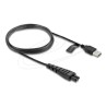 Delock - Elektrický kabel - USB (M) do 2 piny (M) - 5 V - 1 A - 1.2 m - cerná 90985