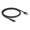 Delock - Elektrický kabel - USB (M) do 2 piny (M) - 5 V - 1 A - 1.2 m - cerná 90986