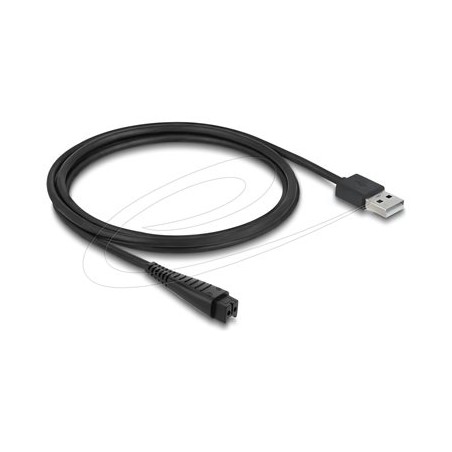 Delock - Elektrický kabel - USB (M) do 2 piny (M) - 4.8 V - 1.25 A - 1.5 m - cerná