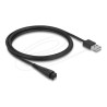 Delock - Elektrický kabel - USB (M) do 2 piny (M) - 4.8 V - 1.25 A - 1.5 m - cerná
