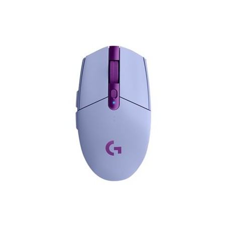 Logitech G G305 - Myš - optický - 6 tlačítka - bezdrátový - 2.4 GHz - bezdrátový přijímač USB - šeřík