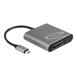 Delock - Ctecka karet (SDHC, SXC, SDHC UHS-I, SDXC UHS-I, SDHC UHS-II, SDXC UHS-II, CFexpress 2.0 Type B, SD Express) - USB-C