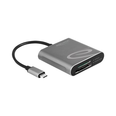 Delock - Ctecka karet (SDHC, SXC, SDHC UHS-I, SDXC UHS-I, SDHC UHS-II, SDXC UHS-II, CFexpress 2.0 Type B, SD Express) - USB-C