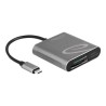 Delock - Ctecka karet (SDHC, SXC, SDHC UHS-I, SDXC UHS-I, SDHC UHS-II, SDXC UHS-II, CFexpress 2.0 Type B, SD Express) - USB-C