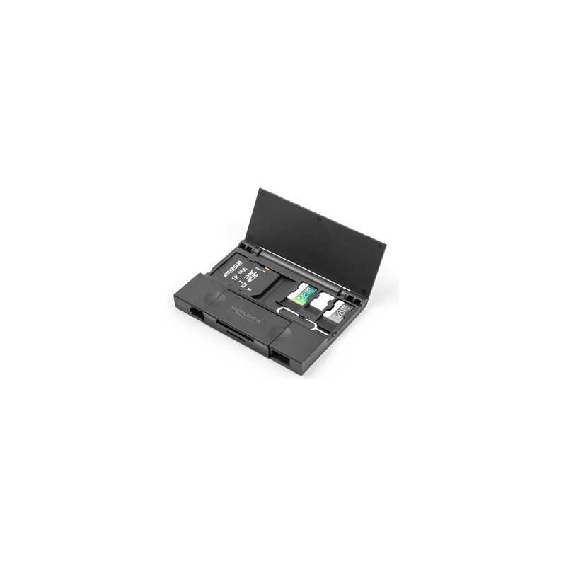 Delock - Ctecka karet (microSD, SD, MMC) - USB 3.2 Gen 1 / USB-C 91014
