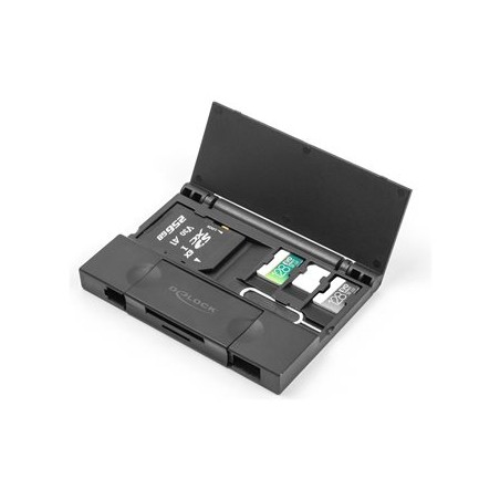 Delock - Ctecka karet (microSD, SD, MMC) - USB 3.2 Gen 1 / USB-C 91014