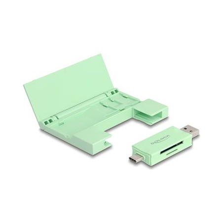 Delock - Ctecka karet (microSD, SD, MMC) - USB 3.2 Gen 1 / USB-C 91015