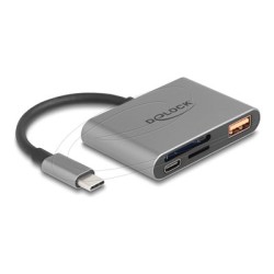 Delock - Ctecka karet (SD, microSD) - USB-C