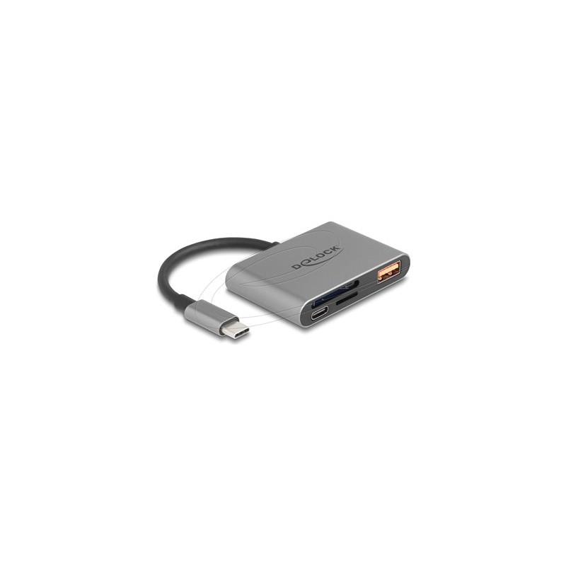 Delock - Ctecka karet (SD, microSD) - USB-C