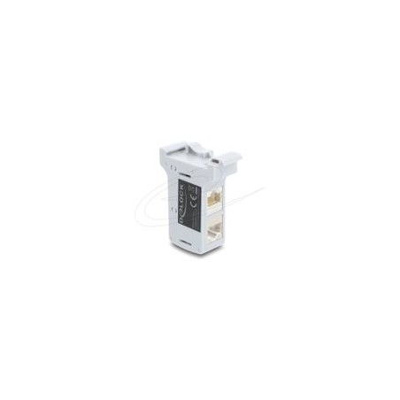 RJ45 Coupler Cat.6A Dual jack to jack fo, RJ45 Coupler Cat.6A Dual jack to jack fo