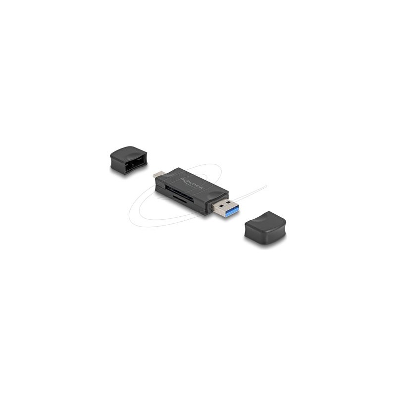 Delock - Ctecka karet (microSD, SD) - USB 3.0/USB-C