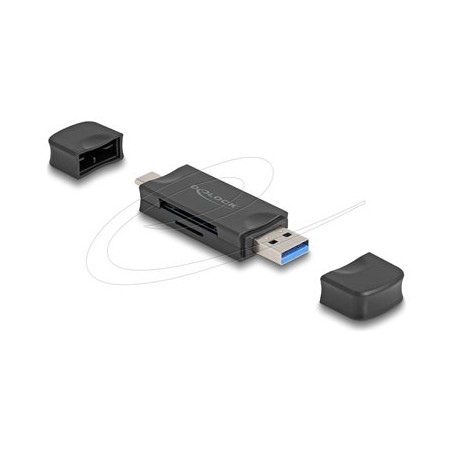 Delock - Ctecka karet (microSD, SD) - USB 3.0/USB-C