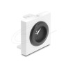 Delock - Easy 45 - zacvakávací modul - pruchodka kabelu, kulatá, prumer 23 mm - cerná, bílá