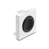 Delock - Easy 45 - zacvakávací modul - prírubový kabel, kulatý, prumer 21 mm - 1 modul - bílá, cerná