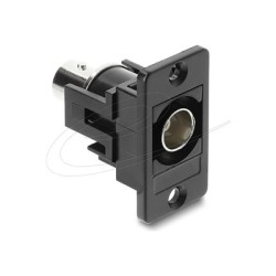 Panel Mount BNC female BNC female black, Panel Mount BNC female BNC female black