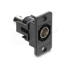 Panel Mount BNC female BNC female black, Panel Mount BNC female BNC female black
