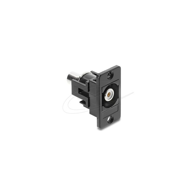 Panel Mount RCA female RCA female white, Panel Mount RCA female RCA female white