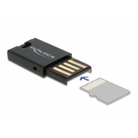 Delock - Čtečka karet (microSD, microSDHC, microSDXC, microSDHC UHS-I, microSDXC UHS-I, microSDHC UHS-II, microSDXC UHS-II)