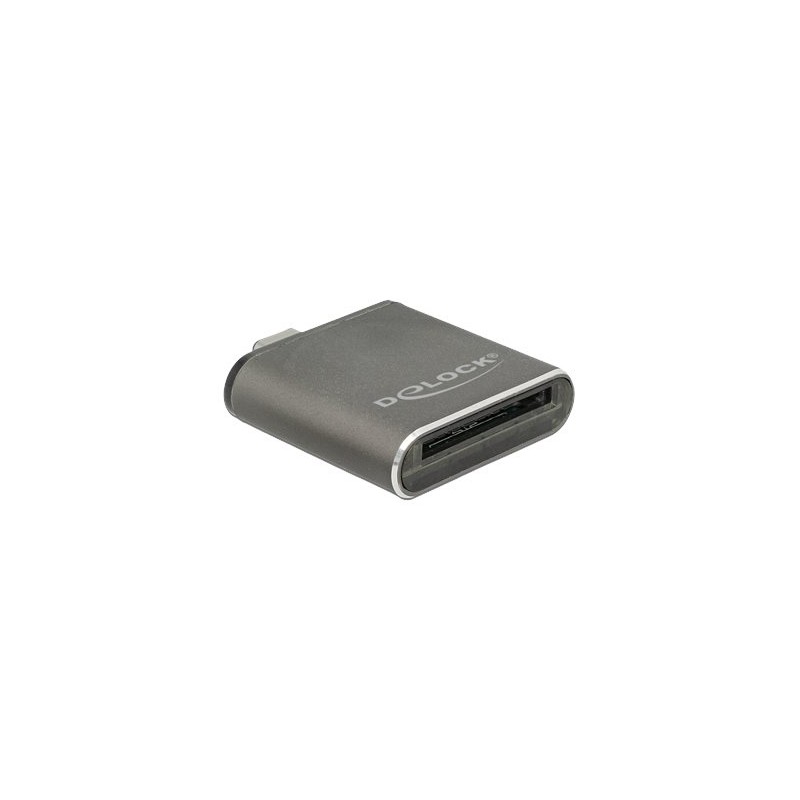 Delock USB Type-C SDHC / SDXC UHS-II / MMC Single Slot Card Reader - Čtečka karet (MMC, SD, SDHC, SXC, SDHC UHS-I, SDXC UHS-I