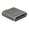 Delock USB Type-C SDHC / SDXC UHS-II / MMC Single Slot Card Reader - Čtečka karet (MMC, SD, SDHC, SXC, SDHC UHS-I, SDXC UHS-I