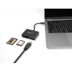 Delock - Ctecka karet (SD, XQD 2.0) - USB-C