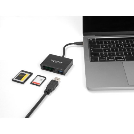 Delock - Ctecka karet (SD, XQD 2.0) - USB-C