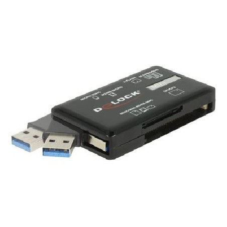 Delock - Čtečka karet (víceformátový) - USB 3.2 Gen 1