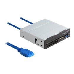 Delock - Čtečka karet - 3,5" (víceformátový) - USB 3.2 Gen 1