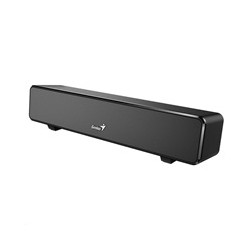 GENIUS repro USB SoundBar 100/ drátový/ 6W/ USB/ 3,5" jack/ černý