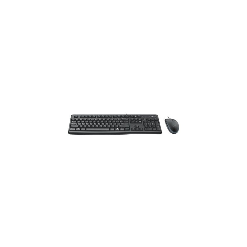 Logitech Desktop MK120 - Klávesnice a sada myši - USB - ruská