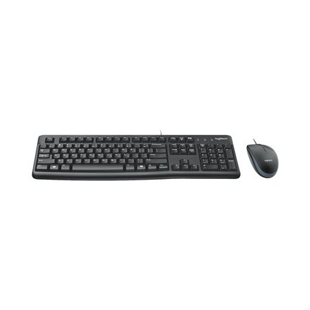 Logitech Desktop MK120 - Klávesnice a sada myši - USB - ruská
