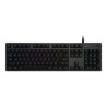 Logitech Gaming G512 - Klávesnice - podsvícení - USB - AZERTY - francouzská - klávesový spínač: GX Blue - uhlík