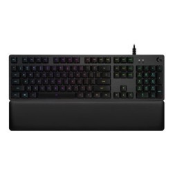Logitech Gaming G513 - Klávesnice - podsvícení - USB - QWERTY - britská - klávesový spínac: GX Red Linear - uhlík