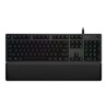 Logitech Gaming G513 - Klávesnice - podsvícení - USB - QWERTY - britská - klávesový spínac: GX Red Linear - uhlík