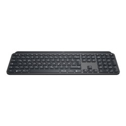 Logitech MX Keys Advanced Wireless Illuminated Keyboard - Klávesnice - podsvícená - bezdrátový - Bluetooth, 2.4 GHz - QWERTY